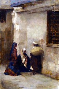 Street Corner In Cairo