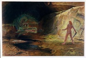 Siegfried And Fafner — Hermann Hendrich