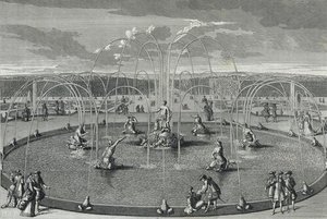 View The Latona Basin In The Gardens Of Versailles In (1678) — Jean Le Pautre