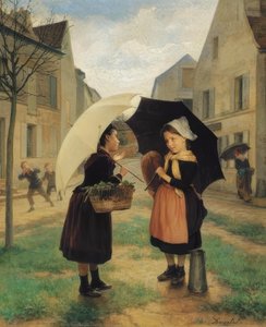 The Young Shoppers — Andre Henri Dargelas