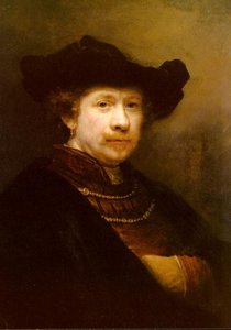 Portrait Of The Artist In A Flat Cap — Rembrandt Van Rijn, Baroque