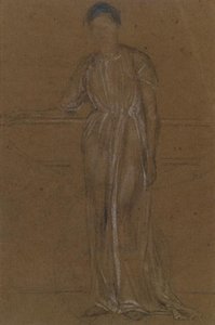 Draped Figure, Standing — James Abbott Mcneill Whistler, Tonalist Aestheticism