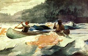 Disparando Rápidos — Winslow Homer, Contemporary Realism