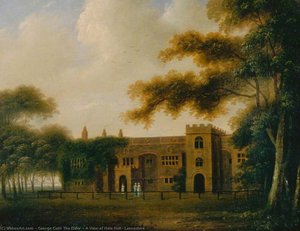 A View of Hale Hall, Lancashire