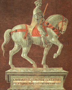 Funerary Monument For Giovanni Acuto,1436, Duomo,fir — Paolo Uccello