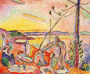 Luxe, Calme, Et Volupté, Oil On Canvas, Mus — Henri Matisse, Fauvism