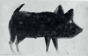 Black Pig — Bill Traylor