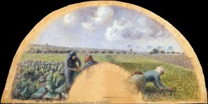 Fan Mount: The Cabbage Gatherers