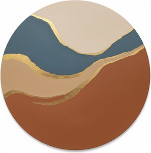 Eternal Strata: A Meditative Symphony Of Gilded Veins And Earthbound Horizons — Laurent Fabre