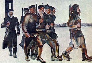 The Defense Of Petrograd — Aleksandr Deyneka, Socialist Realism