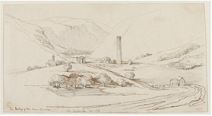 The Valley Of Seven Churches — Daniel Maclise