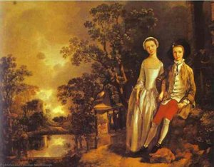 Heneage Lloyd And His Sister — Thomas Gainsborough, Rococo