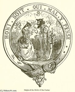 Origin Of The Order Of The Garter — John Leech
