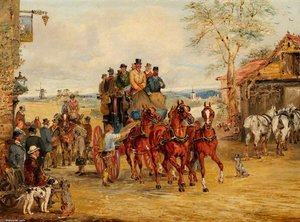The Post Office Stage Coach — Henry Thomas Alken