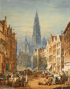 Market Day — Samuel Prout