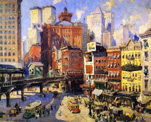 South Ferry, New York — Colin Campbell Cooper