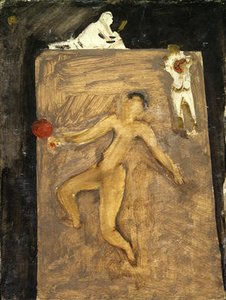 Untitled (figure With A Racket) — Марк Ротко, Abstract Expressionism