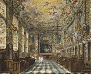 Windsor Castle, Royal Chapel — Charles Wild