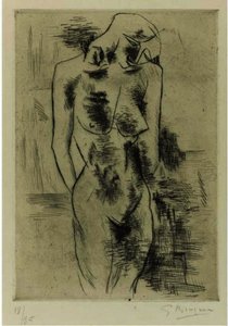 Nude Study (vallier 1) — Georges Braque