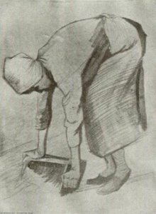 Bending Woman — Vincent Willem Van Gogh