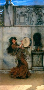 A Garden Altar — Lourens Alma Tadema
