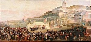 Reception De La Reine D'angleterre Au Treport.2 Septembre 1843 — Eugene Louis Lami