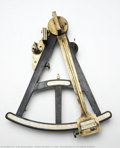 Octant Inscribed I. P. Cutts & Sons Opticians To Her Majesty Sheffield — John Quincy Adams