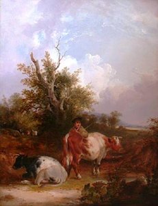 The Cowherd — William Shayer Senior