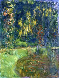 Water Lily Pond At Giverny — Claude Monet, Impressionism