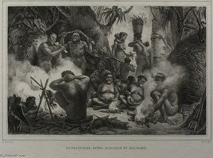 Botocudos, Puris, Pataxós Y Machacalis — Jean-baptiste Debret