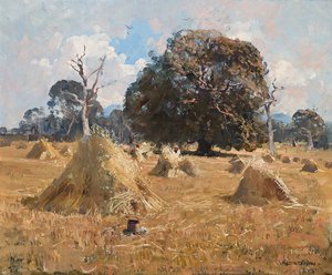 Oat harvest