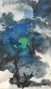 Spring Clouds on a Rural River