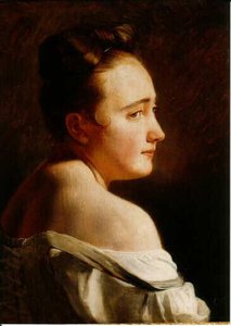 Tête de jeune fille