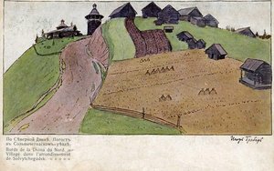 On North Dvine.4 Postcard — Igor Emmanuilovich Grabar