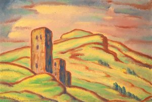 Landscape (krajina) — František Drtikol, Expressionism