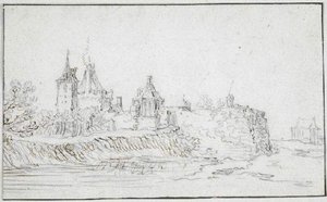 A Castle (or Gateway) In Holland — Jan Josephszoon Van Goyen