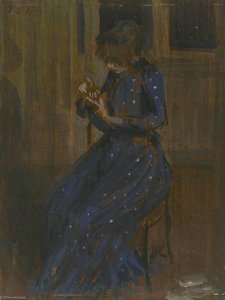 Girl In A Blue Dress — Philip Wilson Steer