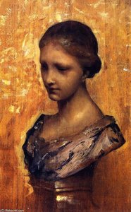Study Of A Bust At Lille — John Singer Sargent
