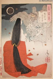 Iga No Tsubone At Mt. Yoshino — Tsukioka Yoshitoshi