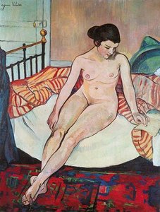 Nude With A Striped Blanket — Suzanne Valadon