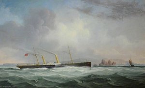 The Ss 'normandy' Off Corbière Rocks — Philip John Ouless