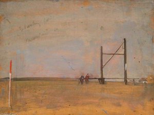 Study Of The Starting Post — Sir Alfred James Munnings