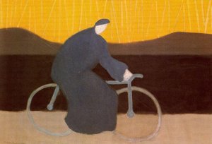 Bicycle Rider By The Loire — Milton Avery