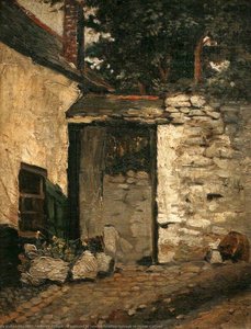 Courtyard in Newlyn Leading through to Myrtle Cottage