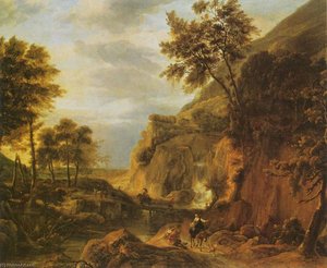 Mountain Landscape — Roelant Roghman