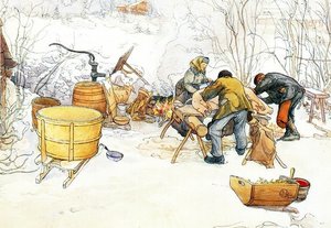 The Slaughter — Carl Larsson