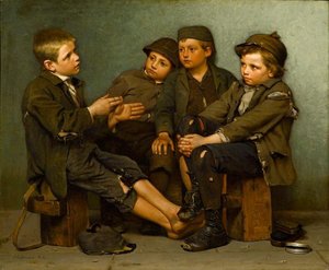 A Tough Story — John George Brown
