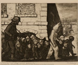 Children On The Way To Auschwitz — Johannes Hubertus Leonardus De Haas