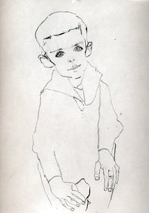 Portrait Of Herbert Rainer — Egon Schiele, Expressionism