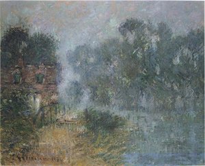 Fog By The Eure — Gustave Loiseau